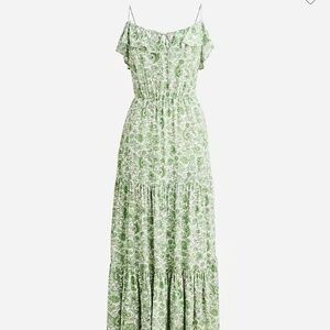 JCREW Tiered Maxi Dress in Tossed Floral